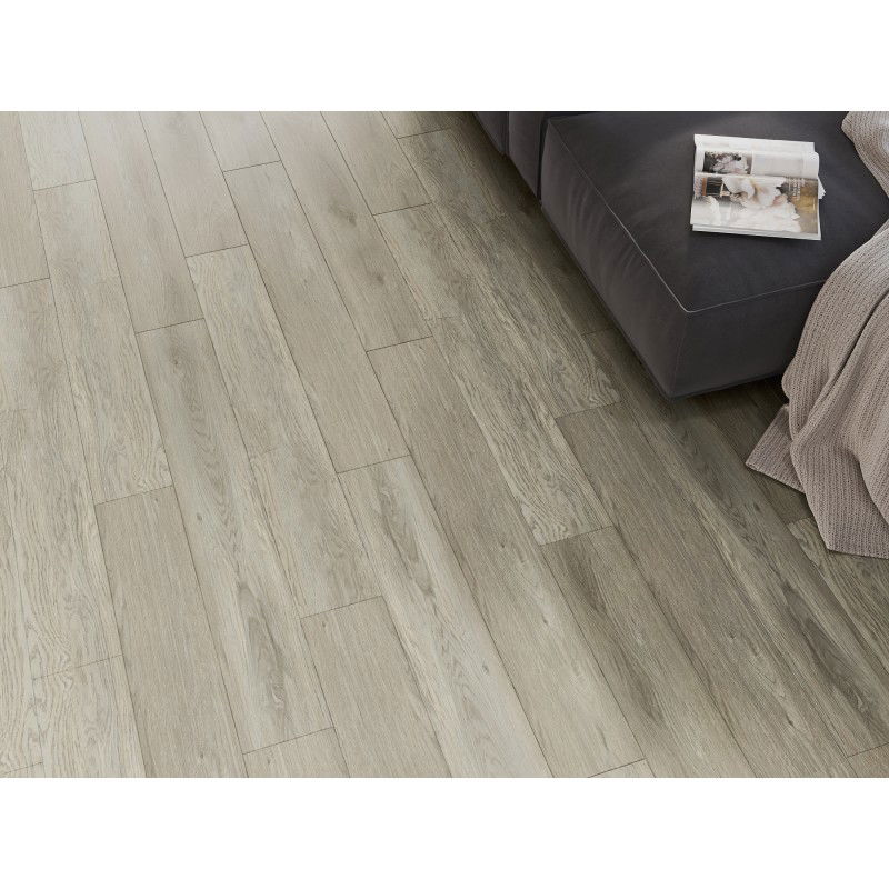 Mexen Sky Valley vinyleschëffer 1240 x 182 mm SPC 6,5 mm, IXPE 1,5 mm Ënnerlag, 4 V-Fuga, Eech - F1040-1240-182-505-4V1-01