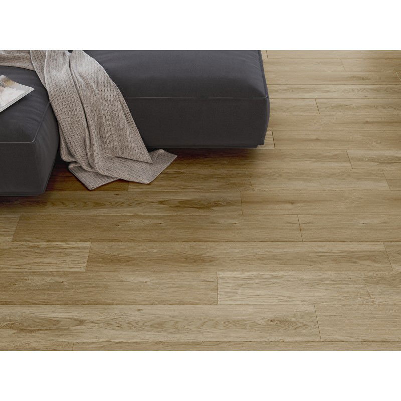 Mexen Manhattan vinyl panels 1240 x 182 mm SPC 6.5 mm, IXPE underlay 1.5 mm, 4 V-Groove, Oak - F1041-1240-182-505-4V1-01