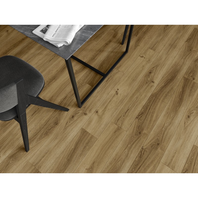 Mexen Amsterdam Vinila paneļi 1240 x 182 mm SPC 6,5 mm, IXPE pamatne 1,5 mm, 4 V-Fuga, Ozols - F1042-1240-182-505-4V1-01