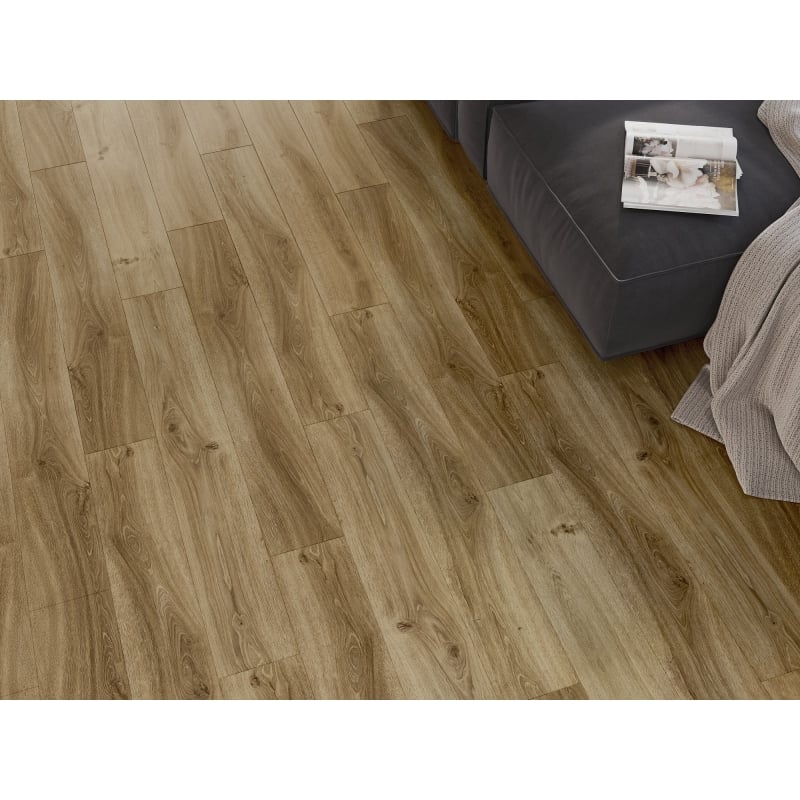 Mexen Amsterdam vinüülpaneelid 1240 x 182 mm SPC 6,5 mm, IXPE 1,5 mm alus, 4 V-ühendust, tamm - F1042-1240-182-505-4V1-01