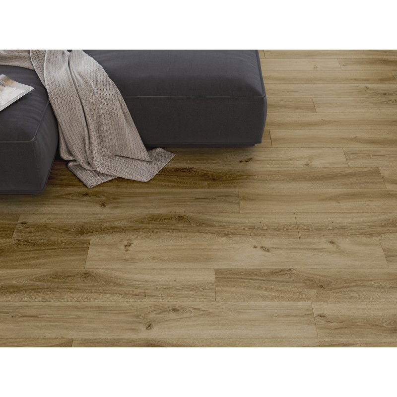 Mexen Amsterdam pannelli vinilici 1240 x 182 mm SPC 6,5 mm, supporto IXPE 1,5 mm, 4 V-Fuga, Rovere - F1042-1240-182-505-4V1-01