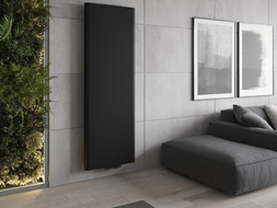 Mexen Flat VR20S Plattenheizkörper 1800 x 500 mm, untere Mittelanschluss, 1090 W, schwarz - W6VR20S-180-050-70