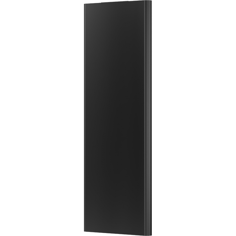 Mexen Flat VR20S radiador de panel 1800 x 500 mm, conexión inferior central, 1090 W, negro - W6VR20S-180-050-70