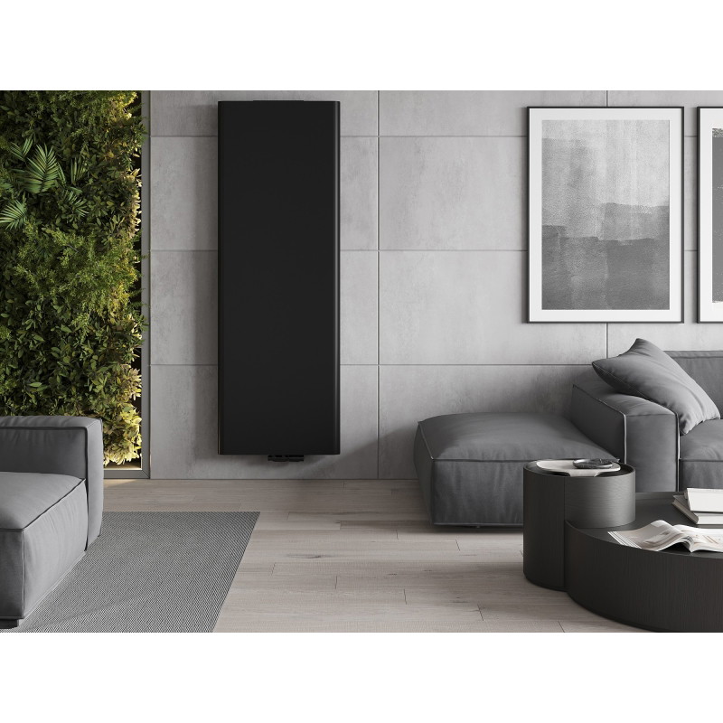 Mexen VR20S Flat plaatradiator 1800 x 500 mm, onderste centrale aansluiting, 1090 W, zwart - W6-180-050-70 - W6VR20S-180-050-70