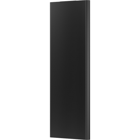 Mexen Flat VR20S radiatore piatto 2000 x 500 mm, collegamento inferiore centrale, 1181 W, nero - W6VR20S-200-050-70