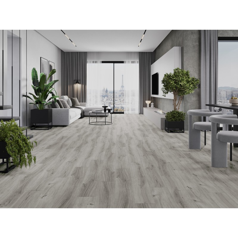 Mexen Harrison panele winylowe 1240 x 182 mm SPC 6,5 mm, podkład IXPE 1,5 mm, 4 V-Fuga, Dąb - F1044-1240-182-505-4V1-01
