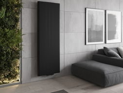 Mexen Line VR20SL Plattenheizkörper 1800 x 300 mm, untere Mittelanschluss, 654 W, schwarz - W6VR20SL-180-030-70
