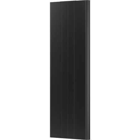 Mexen Line VR20SL Heizkörper flach 1600 x 400 mm, mittige Unteranschluss, 794 W, schwarz - W6VR20SL-160-040-70