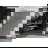 Mexen Kioto, inloopdouchewand 90 x 200 cm, grafiet 8 mm, goud geborsteld - 800-090-101-55-40