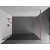 Mexen Kioto dušisein Walk-in 120 x 200 cm, grafiit 8 mm, harjatud vask - 800-120-101-65-40