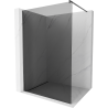 Mexen Kioto zid za tuš Walk-in 70 x 200 cm, grafit 8 mm, brušeni gun gray - 800-070-101-66-40