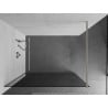 Mexen Kioto paroi de douche Walk-in 70 x 200 cm, graphite 8 mm, nickel brossé - 800-070-101-97-40