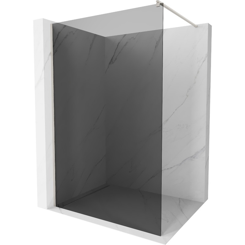 Mexen Kioto dušisein Walk-in 80 x 200 cm, grafiit 8 mm, harjatud nikkel - 800-080-101-97-40