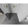 Mexen Kioto dušisein Walk-in 90 x 200 cm, peegel 8 mm, kuldne harjatud - 800-090-101-55-50