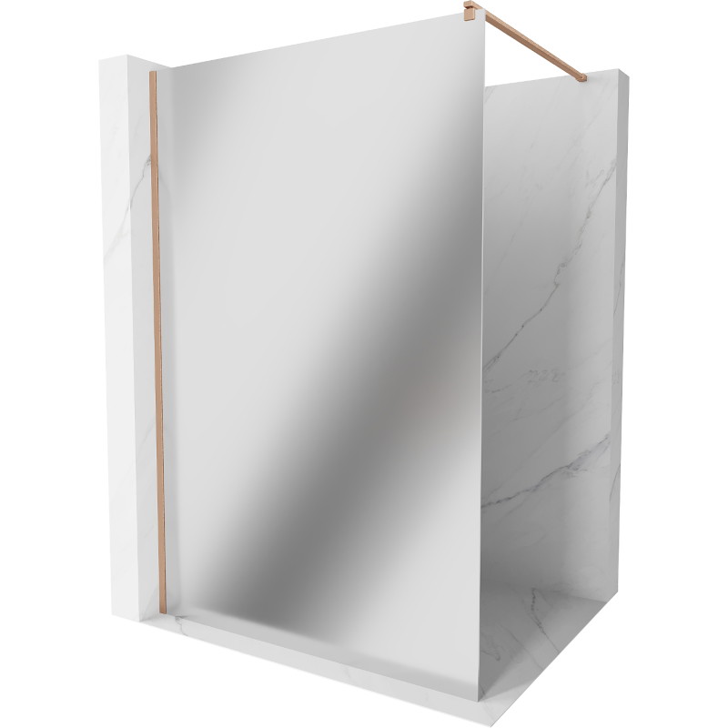 Mexen Kioto dušisein Walk-in 80 x 200 cm, peegel 8 mm, harjatud vask - 800-080-101-65-50