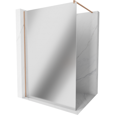 Mexen Kioto dušisein Walk-in 80 x 200 cm, peegel 8 mm, harjatud vask - 800-080-101-65-50
