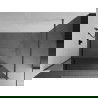 Mexen Kioto Walk-in Duschwand 120 x 200 cm, Spiegel 8 mm, gebürstetes gun gray - 800-120-101-66-50