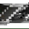 Mexen Kioto Duschwand Walk-in 70 x 200 cm, Spiegel 8 mm, gebürstetes Nickel - 800-070-101-97-50