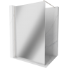 Mexen Kioto douchewand inloop 70 x 200 cm, spiegel 8 mm, geborsteld nikkel - 800-070-101-97-50