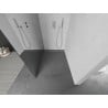 Mexen Kioto paroi de douche Walk-in 140 x 200 cm, miroir 8 mm, nickel brossé - 800-140-101-97-50