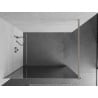 Mexen Kioto Walk-in Shower Wall 140 x 200 cm, Mirror 8 mm, Brushed Nickel - 800-140-101-97-50