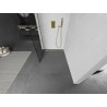 Mexen Kioto dušisein Walk-in 90 x 200 cm, must ruudustik 8 mm, kuldne harjatud - 800-090-101-55-77