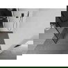 Mexen Kioto Duschwand Walk-in 160 x 200 cm, schwarzes Gitter 8 mm, gun gray gebürstet - 800-160-101-66-77