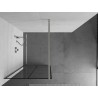 Mexen Kioto dušisein Walk-in 90 x 200 cm, must ruudustik 8 mm, harjatud nikkel - 800-090-101-97-77