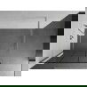 Mexen Kioto Duschwand Walk-in 100 x 200 cm, schwarzes Gitter 8 mm, gebürstetes Nickel - 800-100-101-97-77