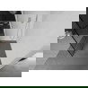Mexen Kioto Duschwand Walk-in 140 x 200 cm, schwarzes Gitter 8 mm, gebürsteter Nickel - 800-140-101-97-77