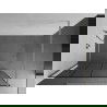Mexen Kioto Duschwand Walk-in 140 x 200 cm, schwarzes Gitter 8 mm, gebürsteter Nickel - 800-140-101-97-77