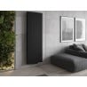 Mexen VS20SL Plattenheizkörper Line 1800 x 500 mm, mittlerer Bodenanschluss, 1090 W, schwarz - W6-180-050-70