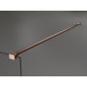 Mexen Kioto Walk-in Duschwand 90 x 200 cm, grafit 8 mm, gebürstetes Kupfer - 800-090-101-65-40