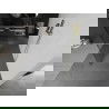 Mexen Kioto vrijstaande douchewand 125 x 200 cm, transparant 8 mm, goud geborsteld - 800-125-002-55-00