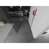 Mexen Kioto pared de ducha independiente 120 x 200 cm, transparente 8 mm, cobre cepillado - 800-120-002-65-00