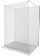 Mexen Kioto samostojeća tuš stijena 100 x 200 cm, prozirna 8 mm, brušeni nikal - 800-100-002-97-00