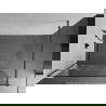 Mexen Kioto Walk-in Duschwand 100 x 200 cm, weißes Muster 8 mm, gebürstetes Gun Grey - 800-100-101-66-85