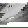 Mexen Kioto Walk-in Duschwand 110 x 200 cm, weißes Muster 8 mm, gun gray gebürstet - 800-110-101-66-85
