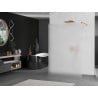 Mexen Kioto freestanding shower wall 130 x 200 cm, frost 8 mm, brushed copper - 800-130-002-65-30