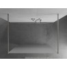 Mexen Kioto ścianka prysznicowa wolnostojąca 110 x 200 cm, szron 8 mm, nikiel szczotkowany - 800-110-002-97-30