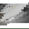 Mexen Kioto douchewand Walk-in 120 x 200 cm, witte golf 8 mm, goud geborsteld - 800-120-101-55-97