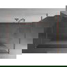Mexen Kioto freistehende Duschwand 110 x 200 cm, transparent/matt 8 mm, gebürstetes Kupfer - 800-110-002-65-35