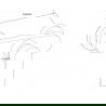 Mexen Carl opbouw douche set met regendouche en Royo douchekraan, zwart - 72240240-70