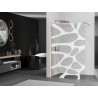 Mexen Kioto dušisein Walk-in 70 x 200 cm, valge laine 8 mm, harjatud vask - 800-070-101-65-97
