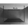 Mexen Kioto freistehende Duschwand 120 x 200 cm, grafit 8 mm, gebürstetes gun gray - 800-120-002-66-40
