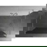 Mexen Kioto vrijstaande douchewand 110 x 200 cm, grafiet 8 mm, geborsteld nikkel - 800-110-002-97-40