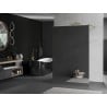 Mexen Kioto freestanding shower panel 120 x 200 cm, 8 mm mirror, brushed gold - 800-120-002-55-50