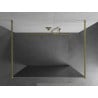 Mexen Kioto freestanding shower panel 120 x 200 cm, 8 mm mirror, brushed gold - 800-120-002-55-50