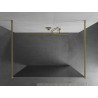 Mexen Kioto vabalt seisev dušisein 130 x 200 cm, peegel 8 mm, kuldne harjatud - 800-130-002-55-50