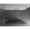 Mexen Kioto ścianka prysznicowa wolnostojąca 120 x 200 cm, lustro 8 mm, nikiel szczotkowany - 800-120-002-97-50